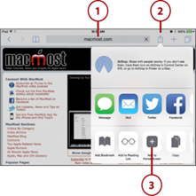 Creating Home Screen Bookmarks | Surfing the Web on the iPad | InformIT