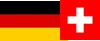 Flagge Deutschlands,Fahne und Wappen der Schweiz